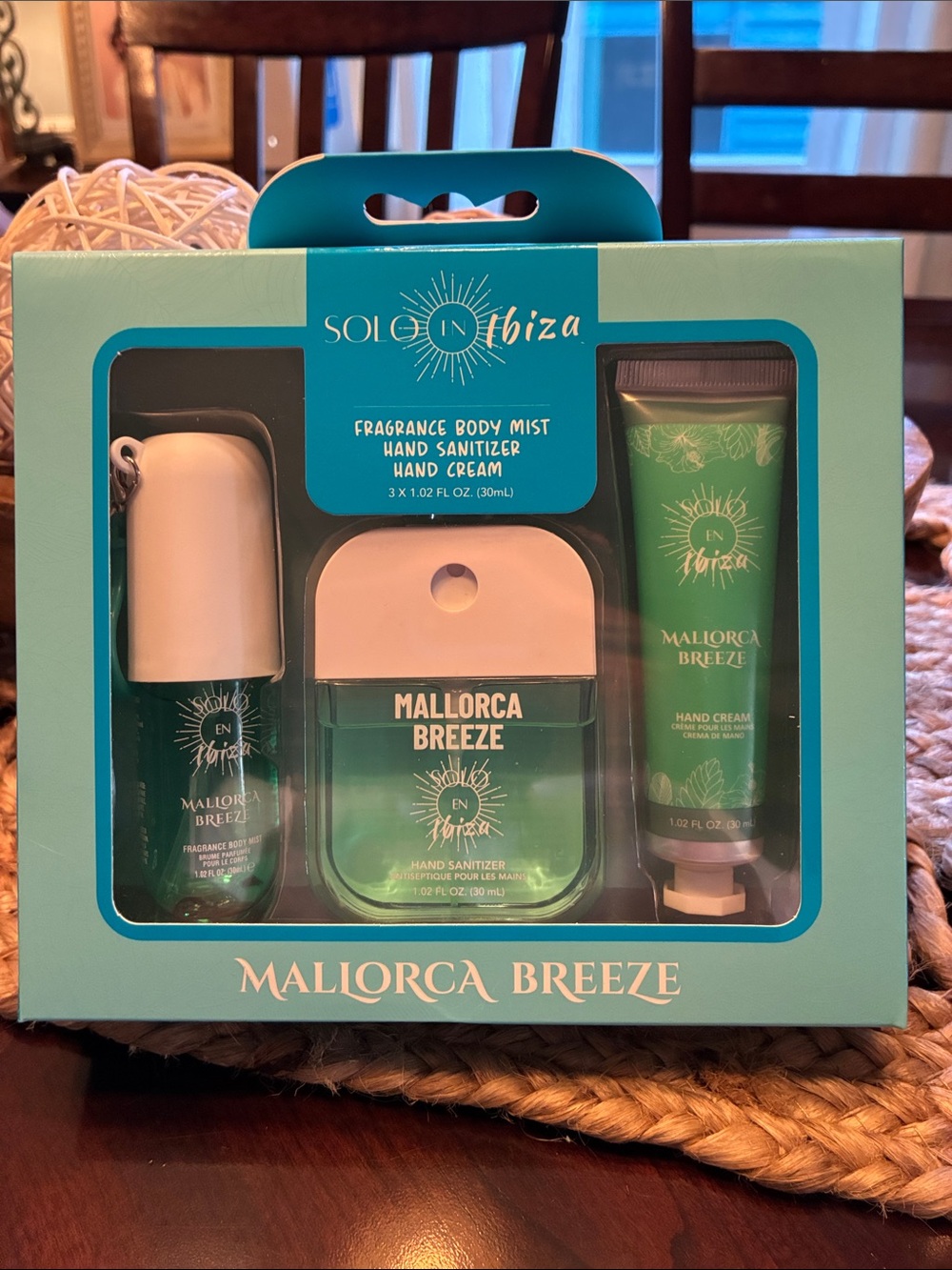 Solo in Ibiza Mallorca Breeze Gift Set - Teal & Aqua